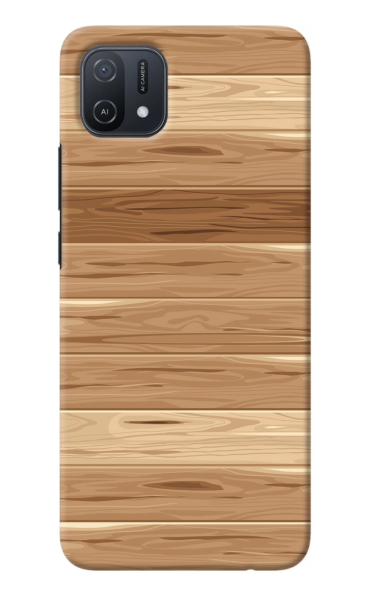 Wooden Vector Oppo A16k/A16e Back Cover