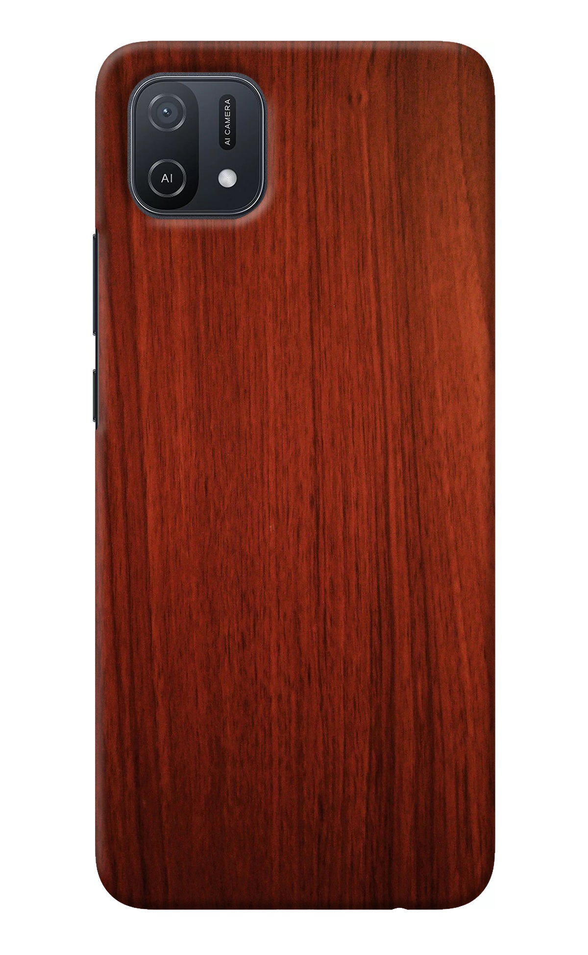 Wooden Plain Pattern Oppo A16k/A16e Back Cover