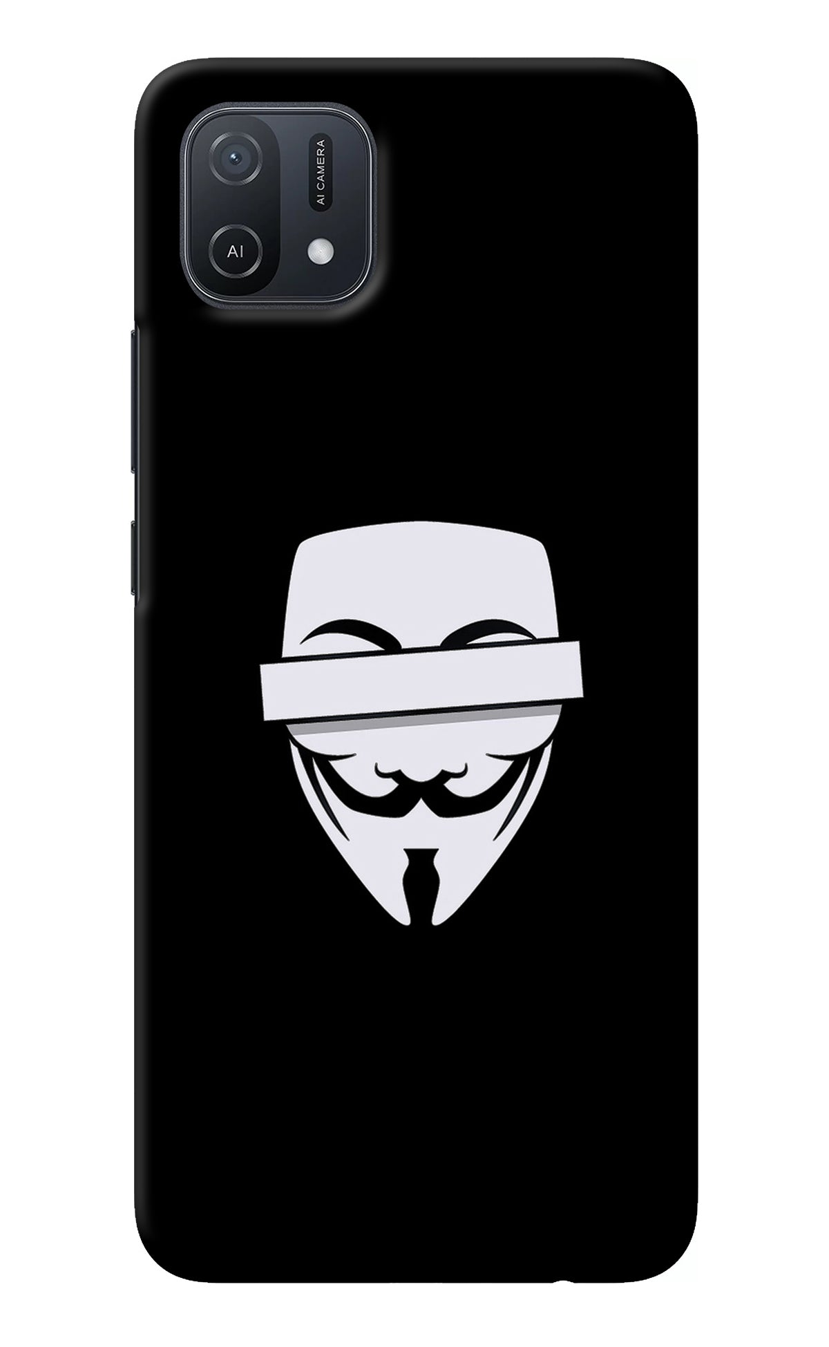 Anonymous Face Oppo A16k/A16e Back Cover