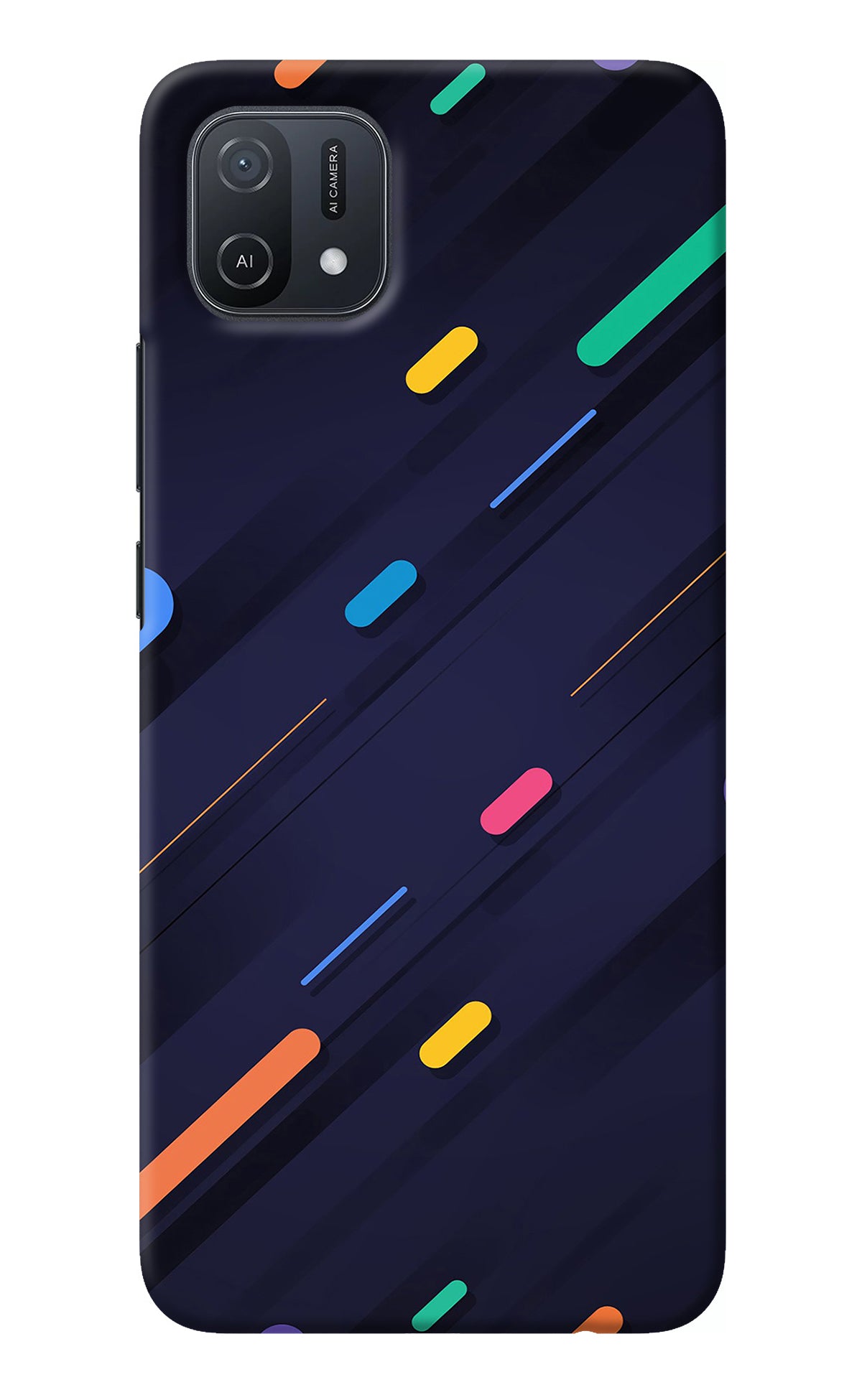 Abstract Design Oppo A16k/A16e Back Cover