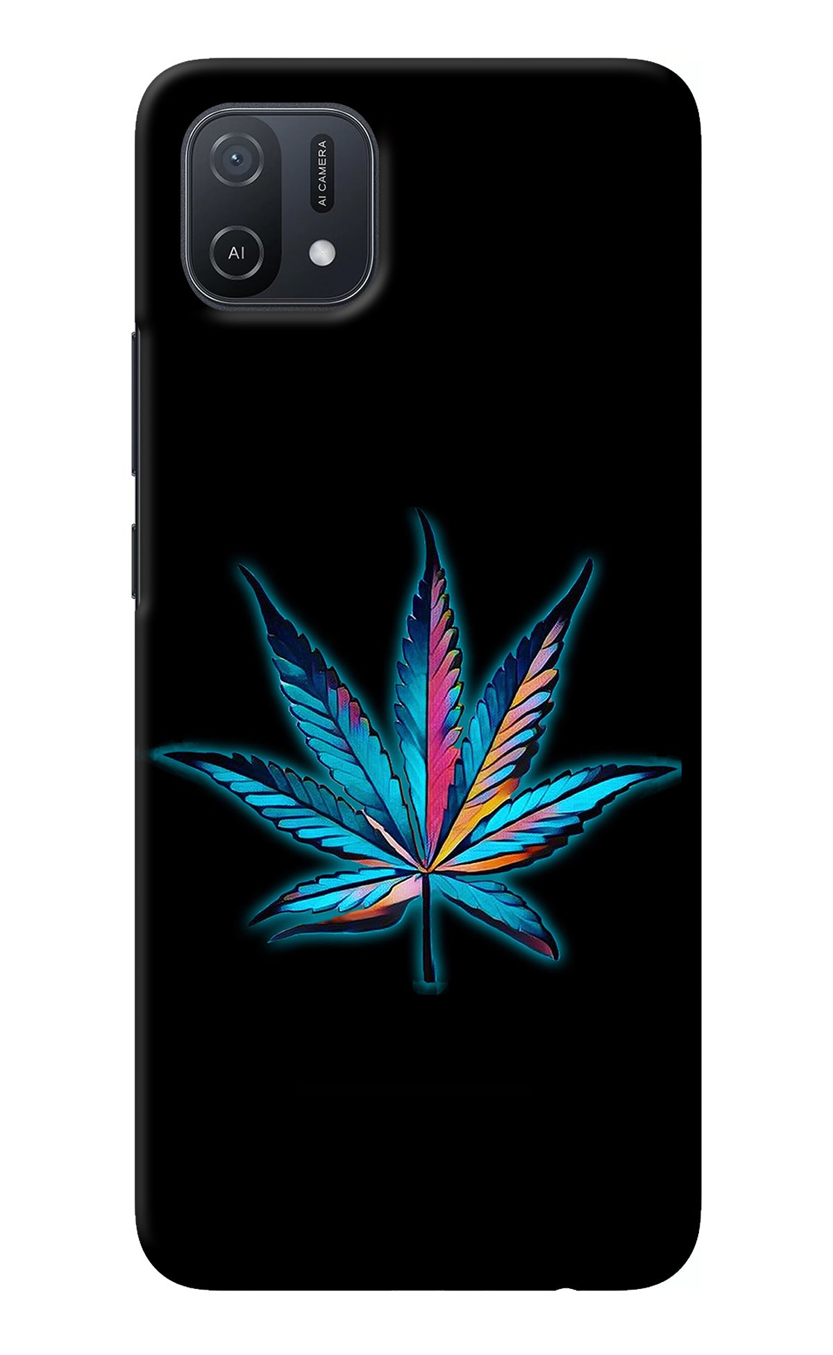 Weed Oppo A16k/A16e Back Cover