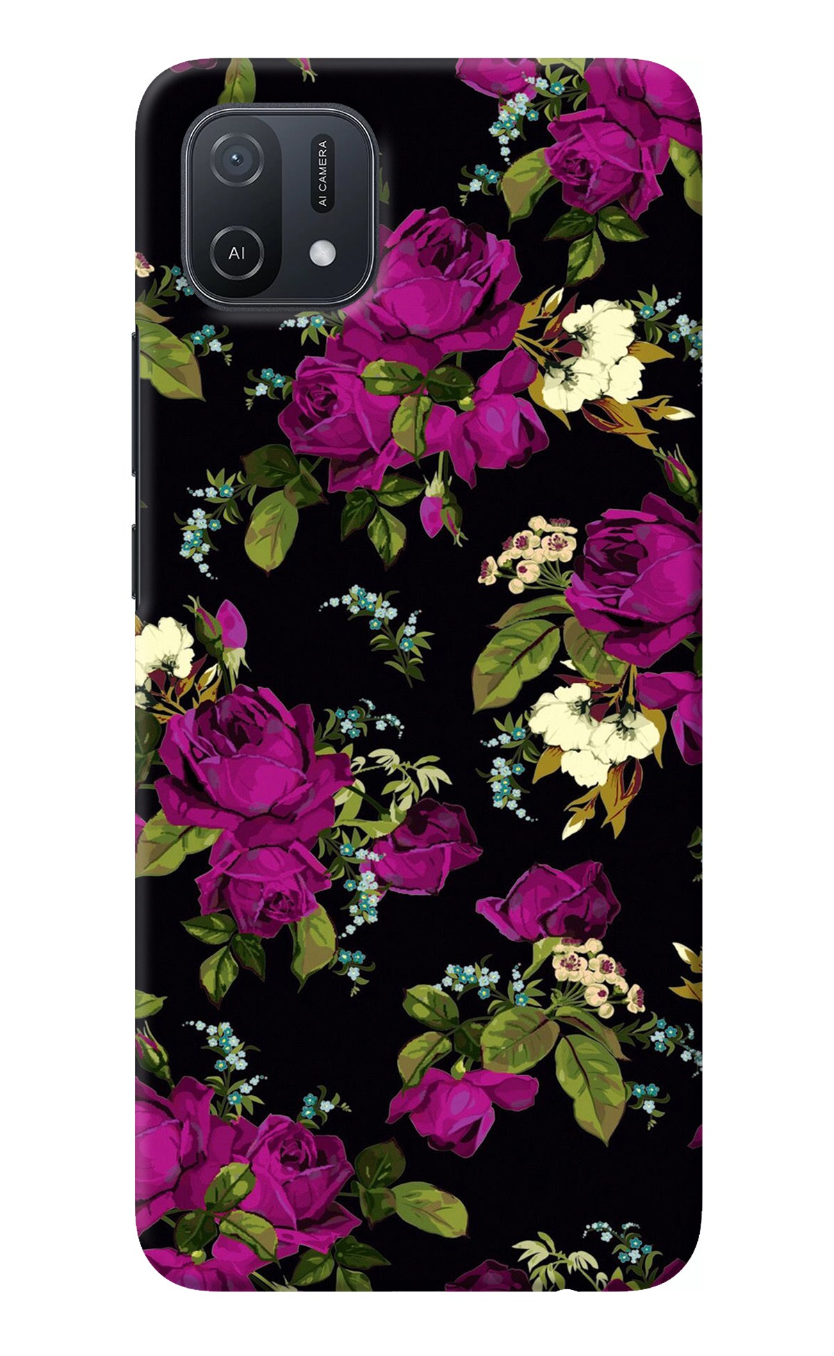 Flowers Oppo A16k/A16e Back Cover