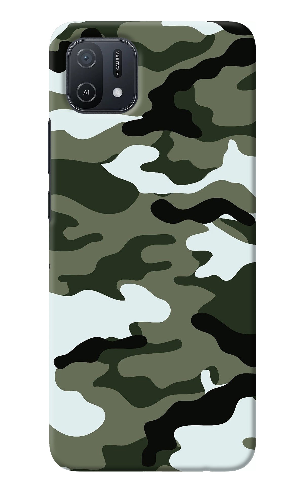 Camouflage Oppo A16k/A16e Back Cover