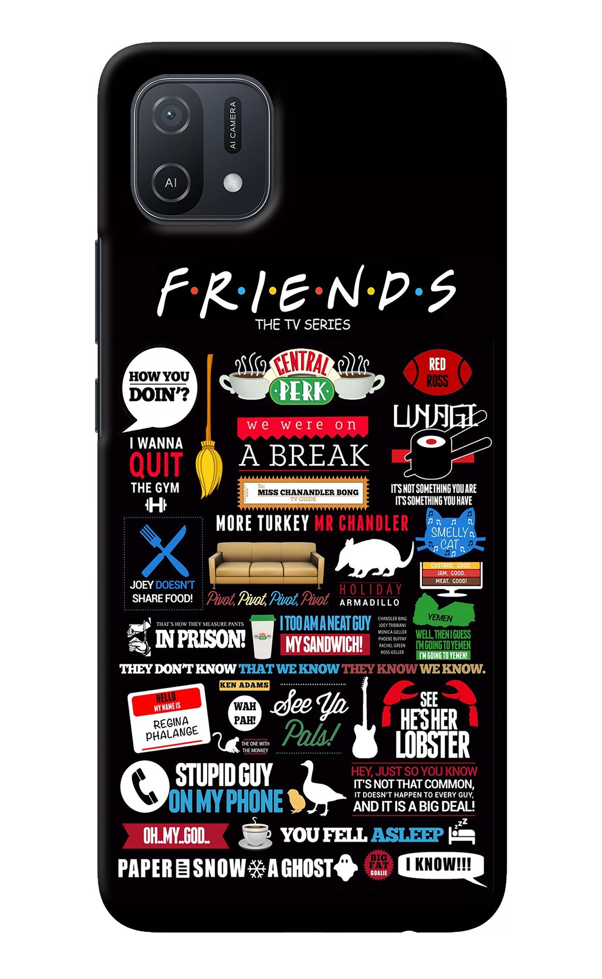 FRIENDS Oppo A16k/A16e Back Cover