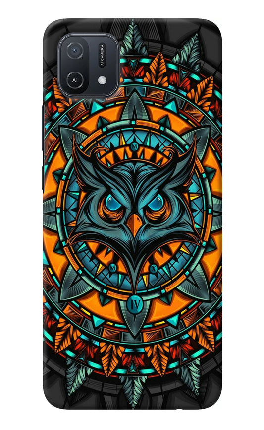 Angry Owl Art Oppo A16k/A16e Back Cover