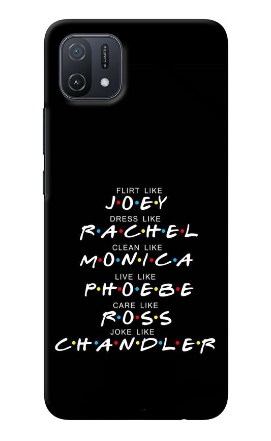 FRIENDS Character Oppo A16k/A16e Back Cover