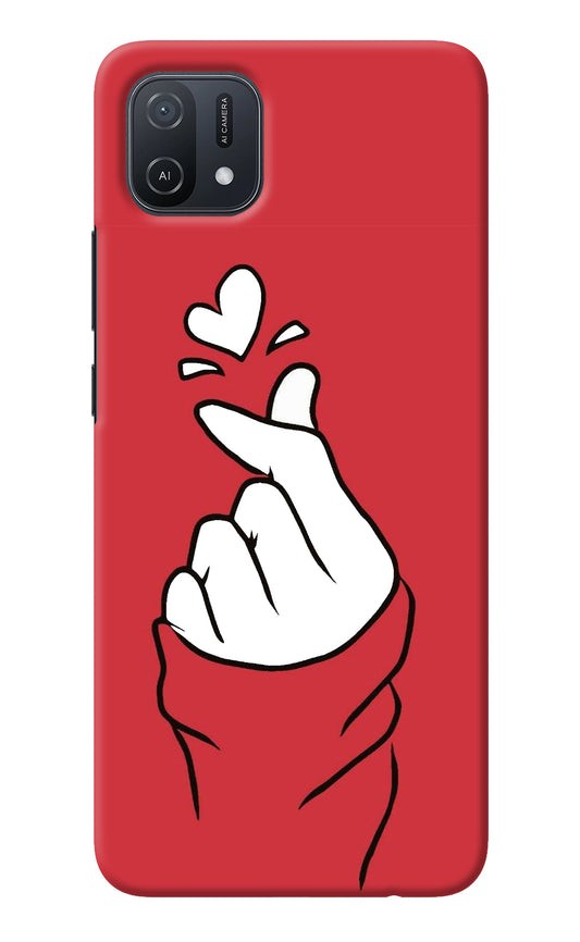 Korean Love Sign Oppo A16k/A16e Back Cover