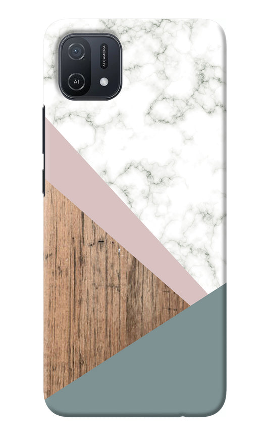 Marble wood Abstract Oppo A16k/A16e Back Cover