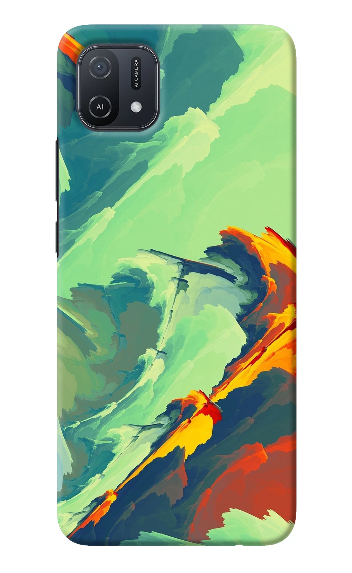 Paint Art Oppo A16k/A16e Back Cover