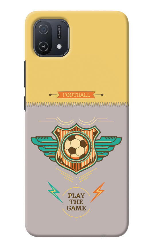 Football Oppo A16k/A16e Back Cover