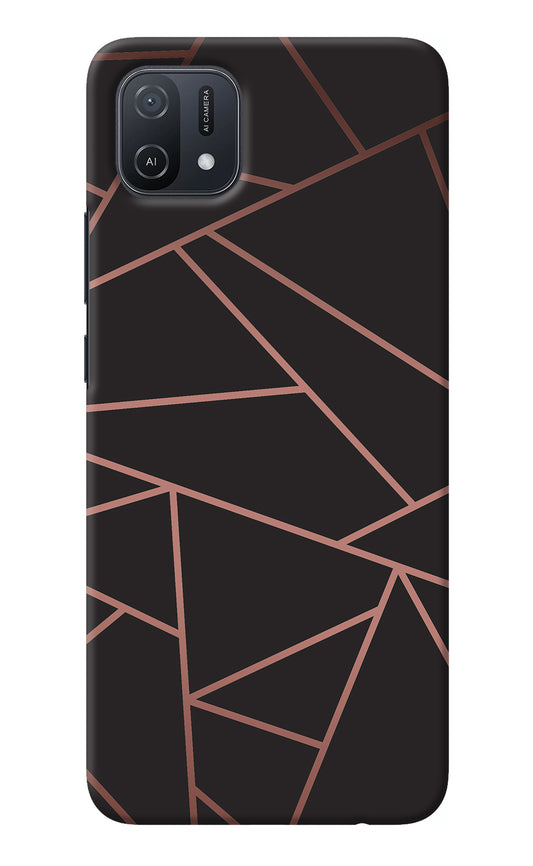 Geometric Pattern Oppo A16k/A16e Back Cover