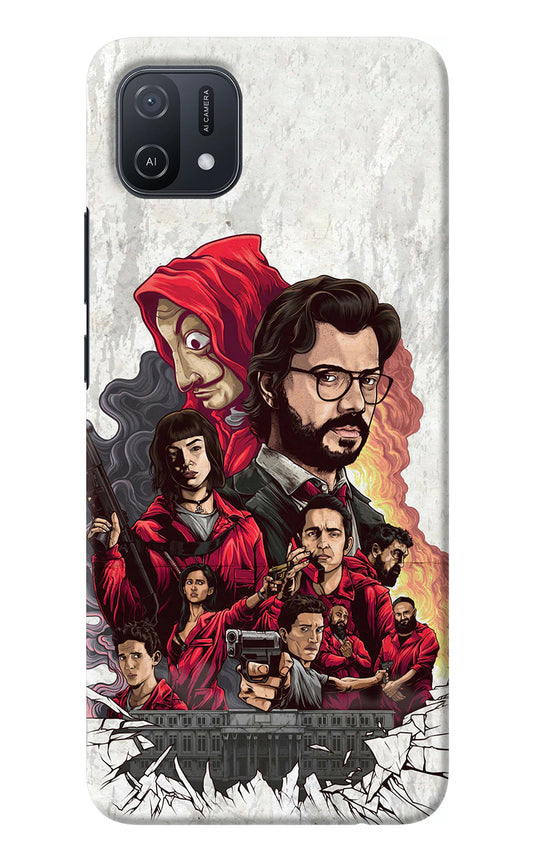 Money Heist Artwork Oppo A16k/A16e Back Cover