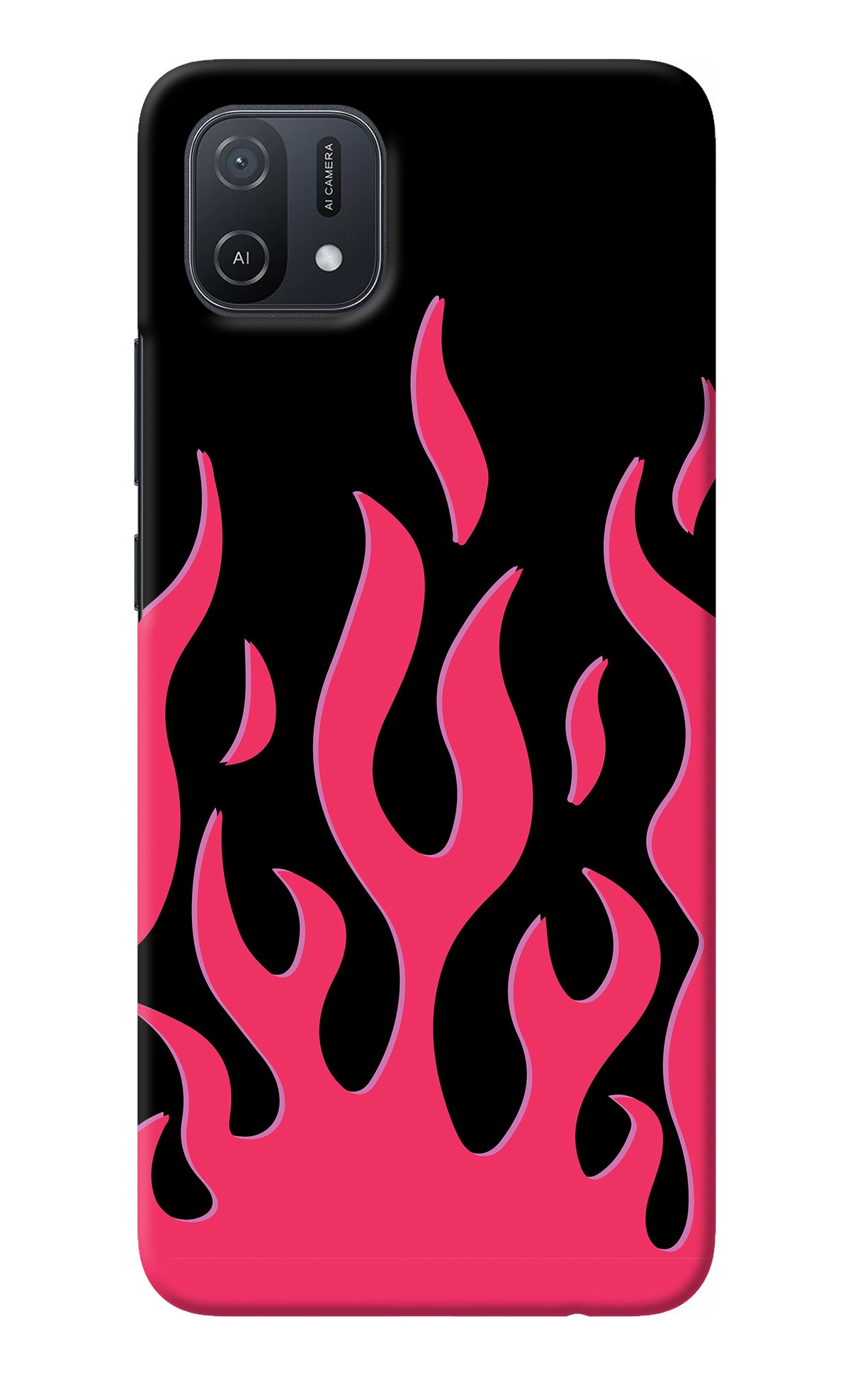 Fire Flames Oppo A16k/A16e Back Cover