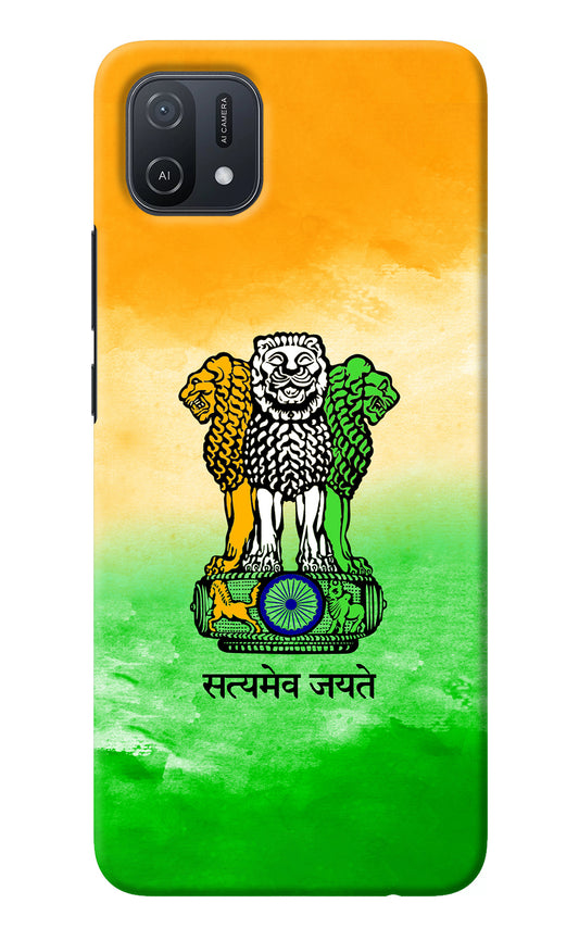 Satyamev Jayate Flag Oppo A16k/A16e Back Cover