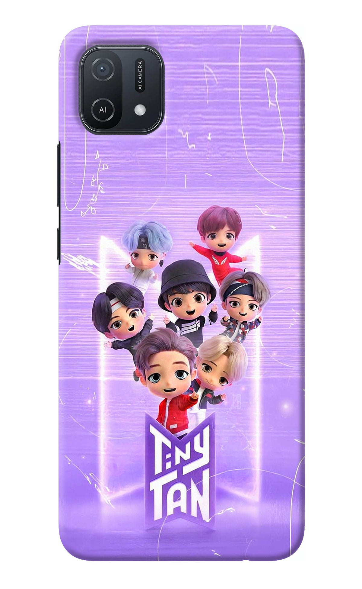 BTS Tiny Tan Oppo A16k/A16e Back Cover