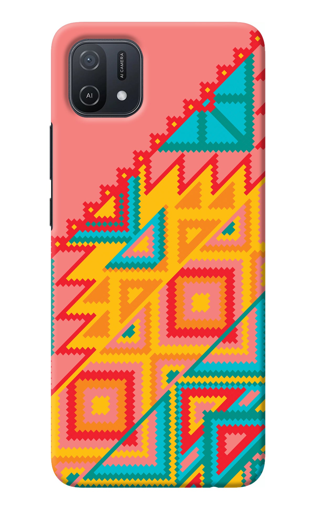 Aztec Tribal Oppo A16k/A16e Back Cover