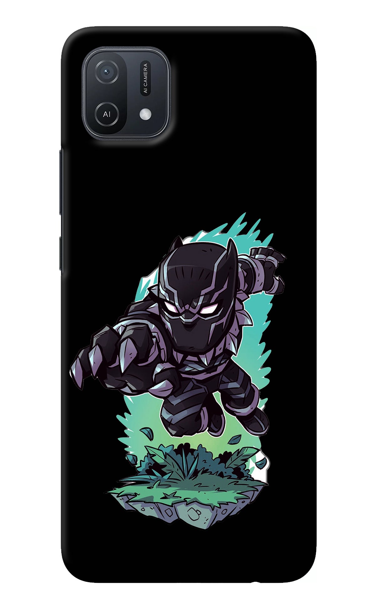 Black Panther Oppo A16k/A16e Back Cover