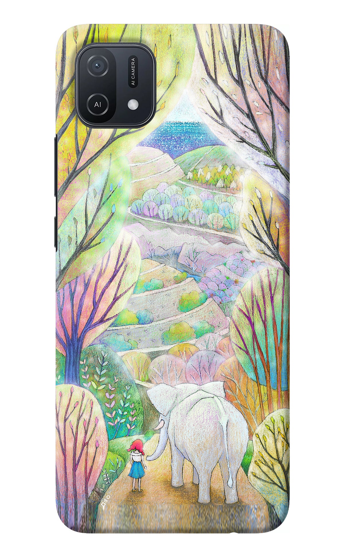 Nature Painting Oppo A16k/A16e Back Cover