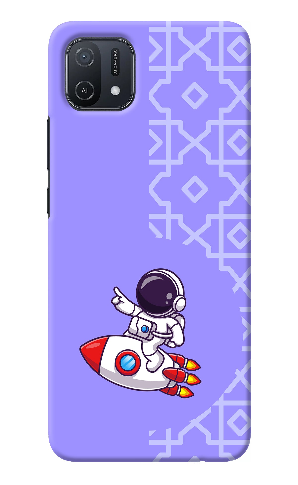 Cute Astronaut Oppo A16k/A16e Back Cover