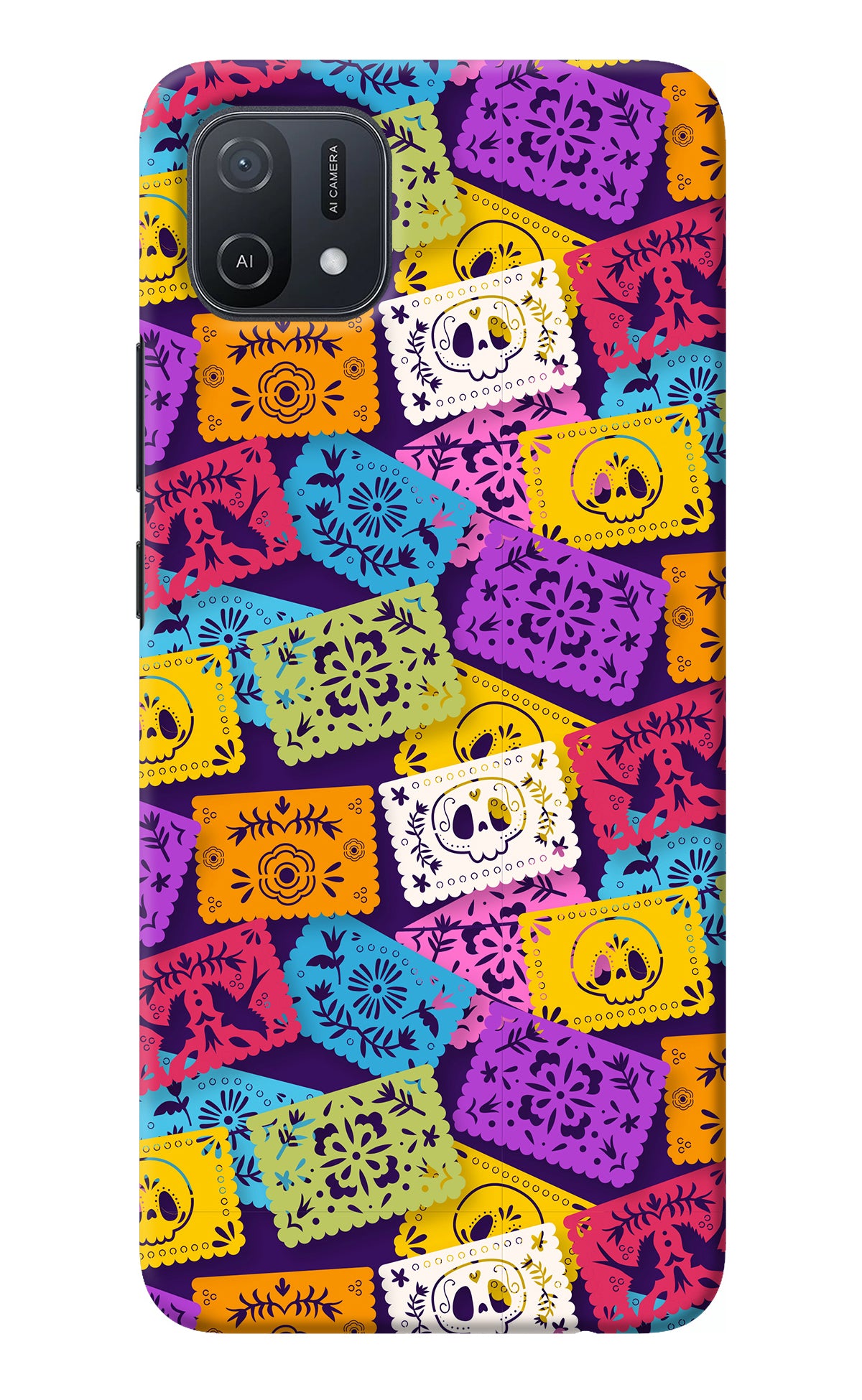 Mexican Pattern Oppo A16k/A16e Back Cover