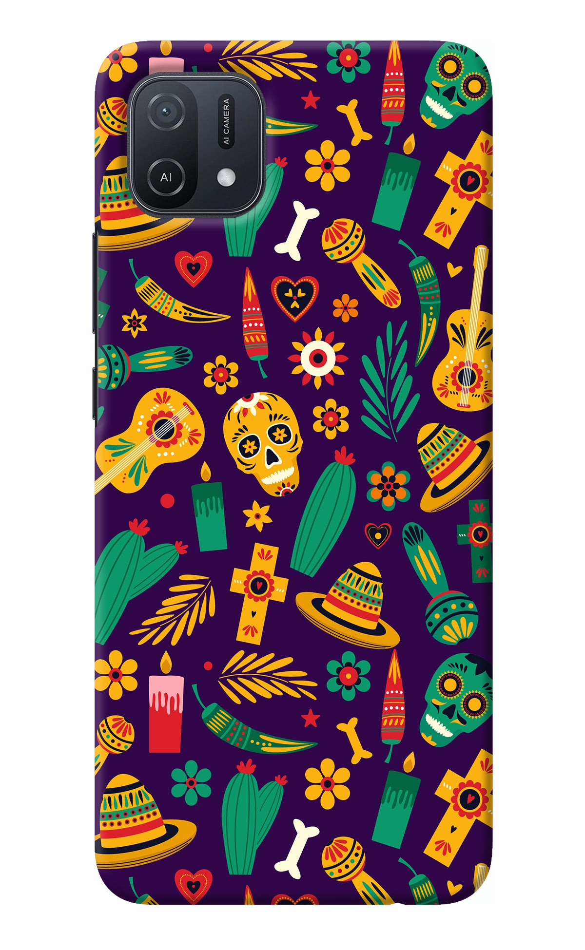 Mexican Artwork Oppo A16k/A16e Back Cover