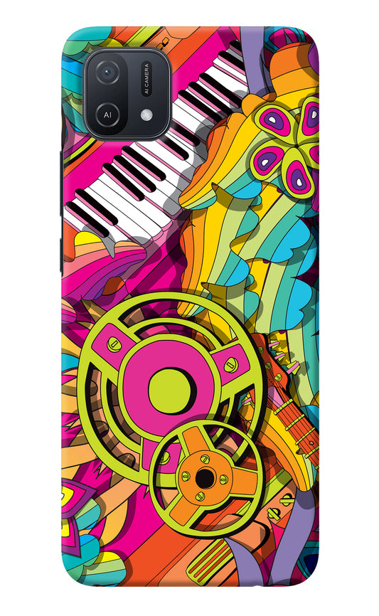 Music Doodle Oppo A16k/A16e Back Cover