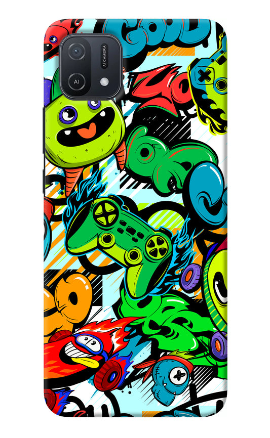 Game Doodle Oppo A16k/A16e Back Cover