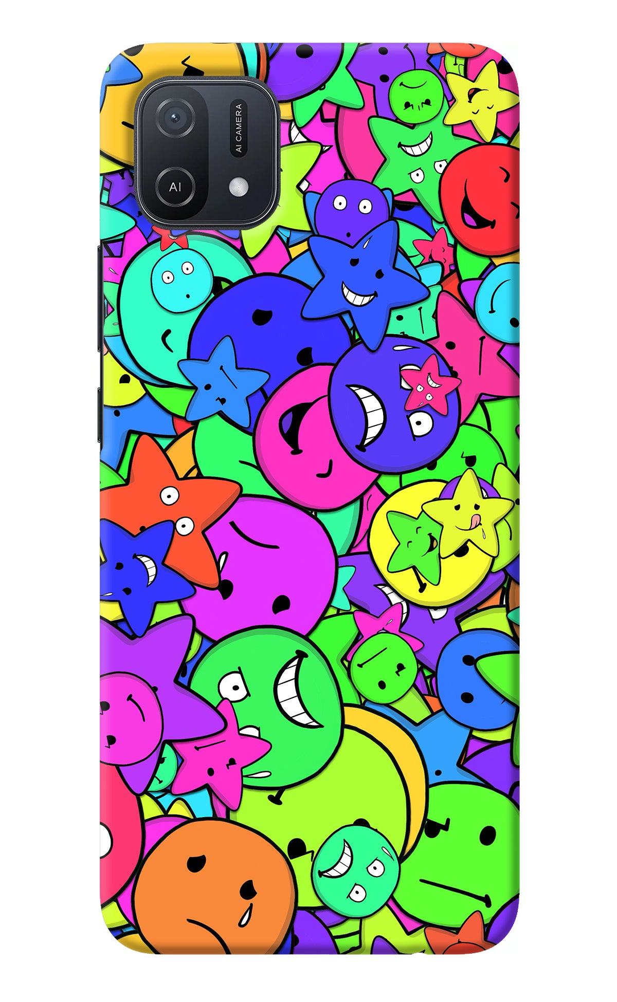 Fun Doodle Oppo A16k/A16e Back Cover