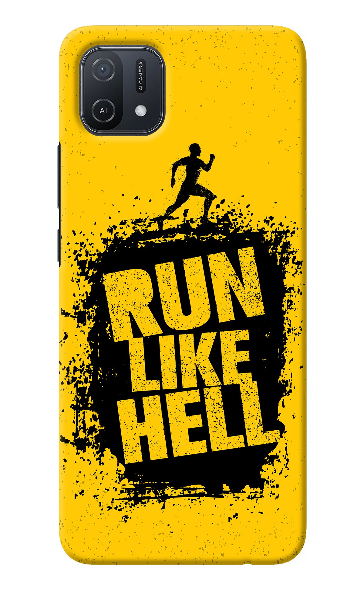 Run Like Hell Oppo A16k/A16e Back Cover