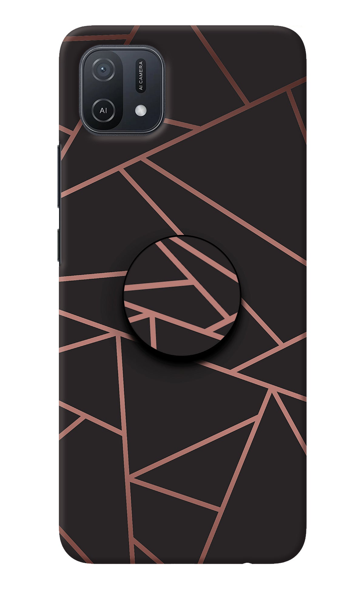 Geometric Pattern Oppo A16k/A16e Pop Case