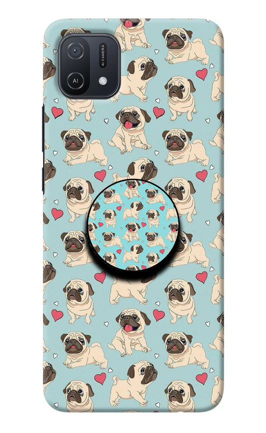 Pug Dog Oppo A16k/A16e Pop Case