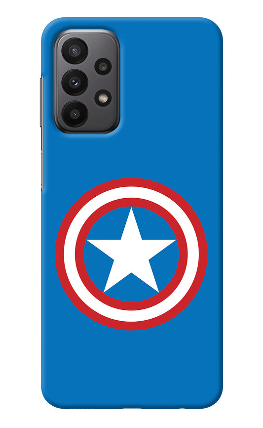 Captain America Logo Samsung A23 Back Cover