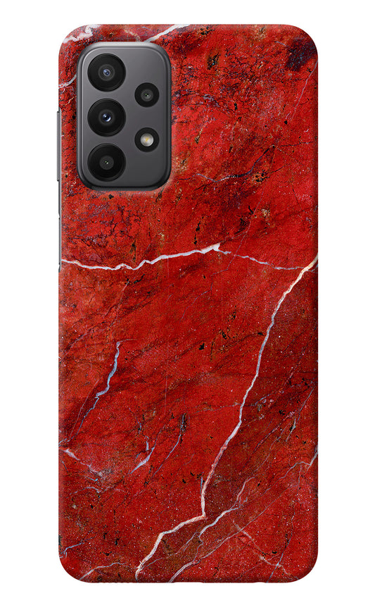 Red Marble Design Samsung A23 Back Cover
