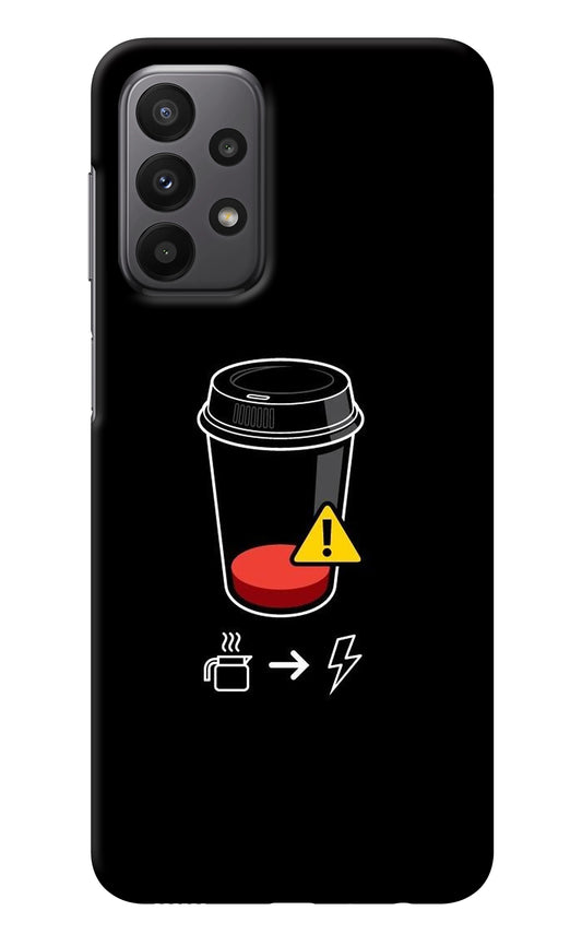 Coffee Samsung A23 Back Cover