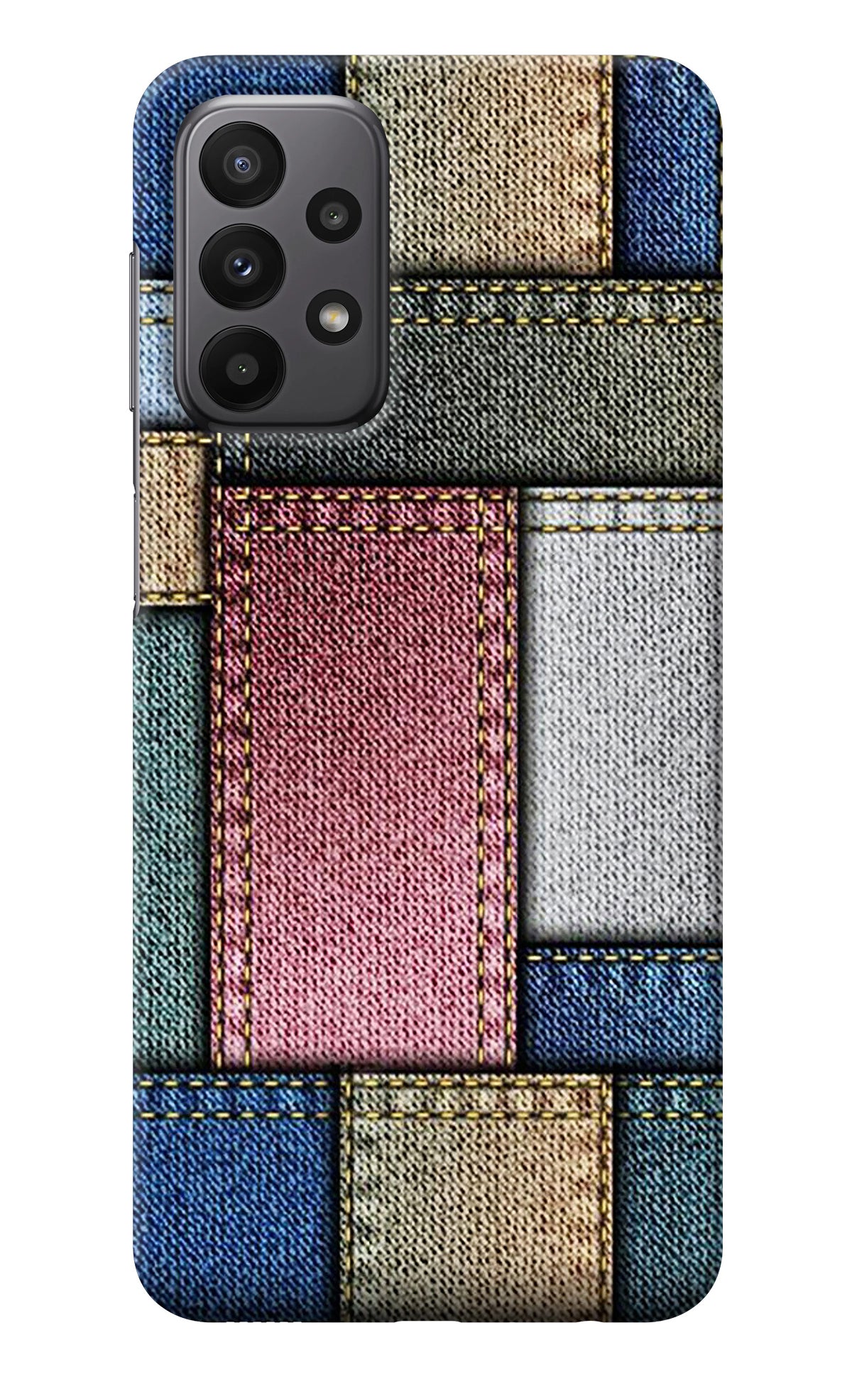 Multicolor Jeans Samsung A23 Back Cover