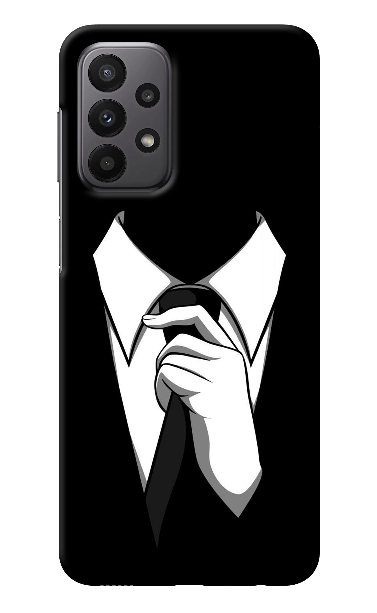 Black Tie Samsung A23 Back Cover