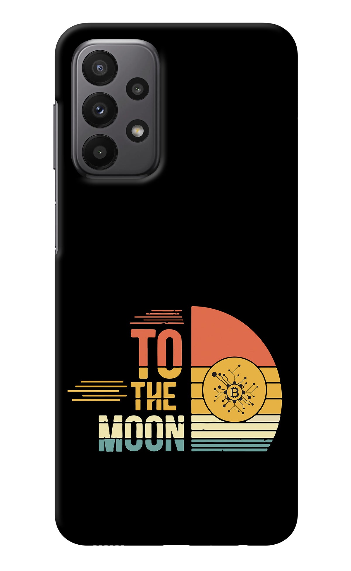 To the Moon Samsung A23 Back Cover