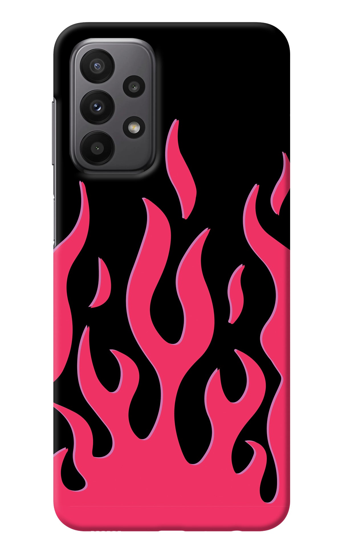 Fire Flames Samsung A23 Back Cover