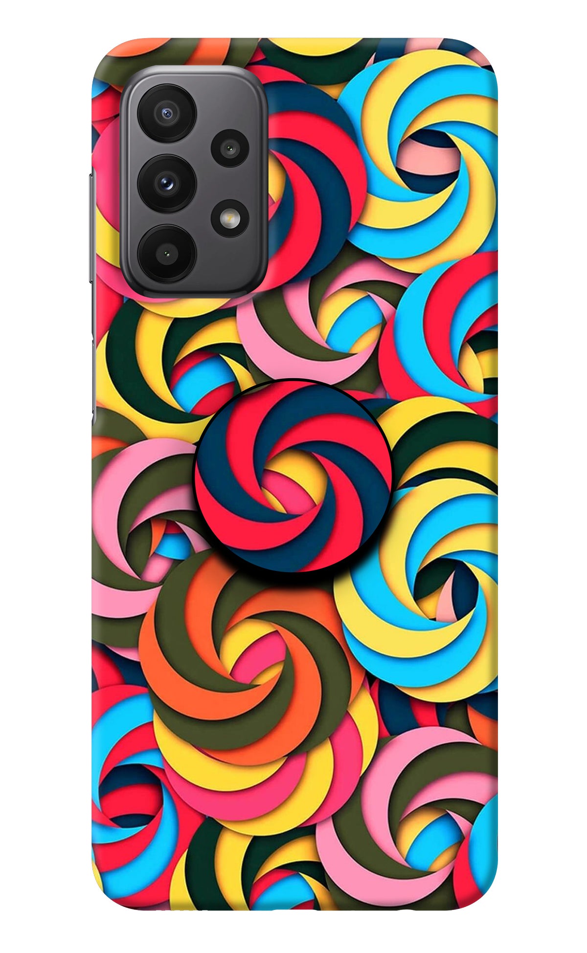 Spiral Pattern Samsung A23 Pop Case
