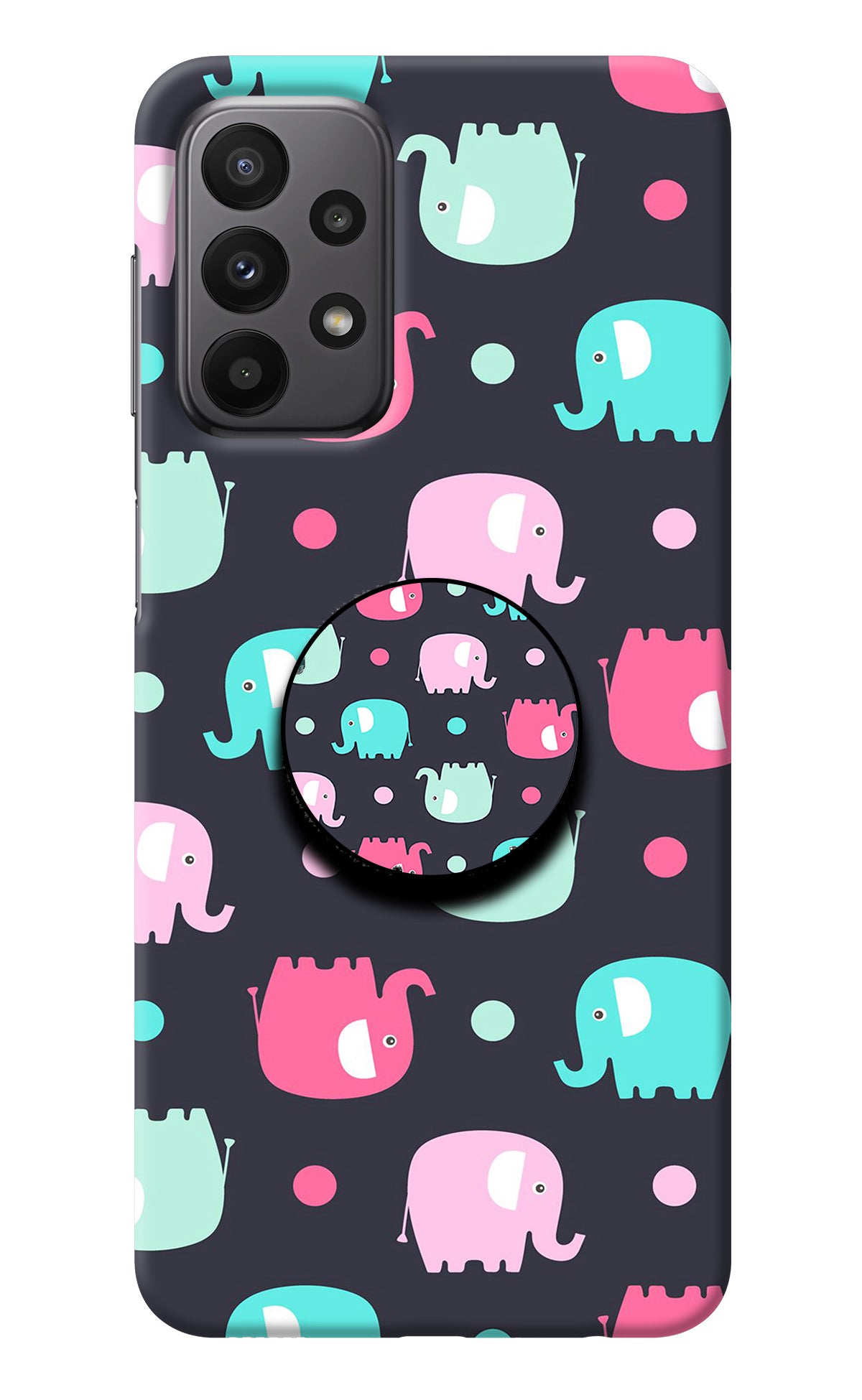 Baby Elephants Samsung A23 Pop Case