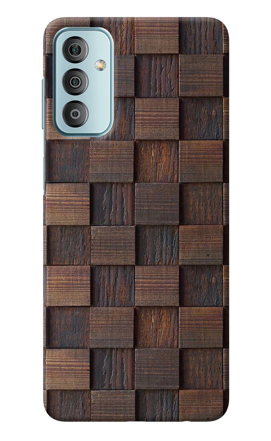 Wooden Cube Design Samsung F23 5G Back Cover