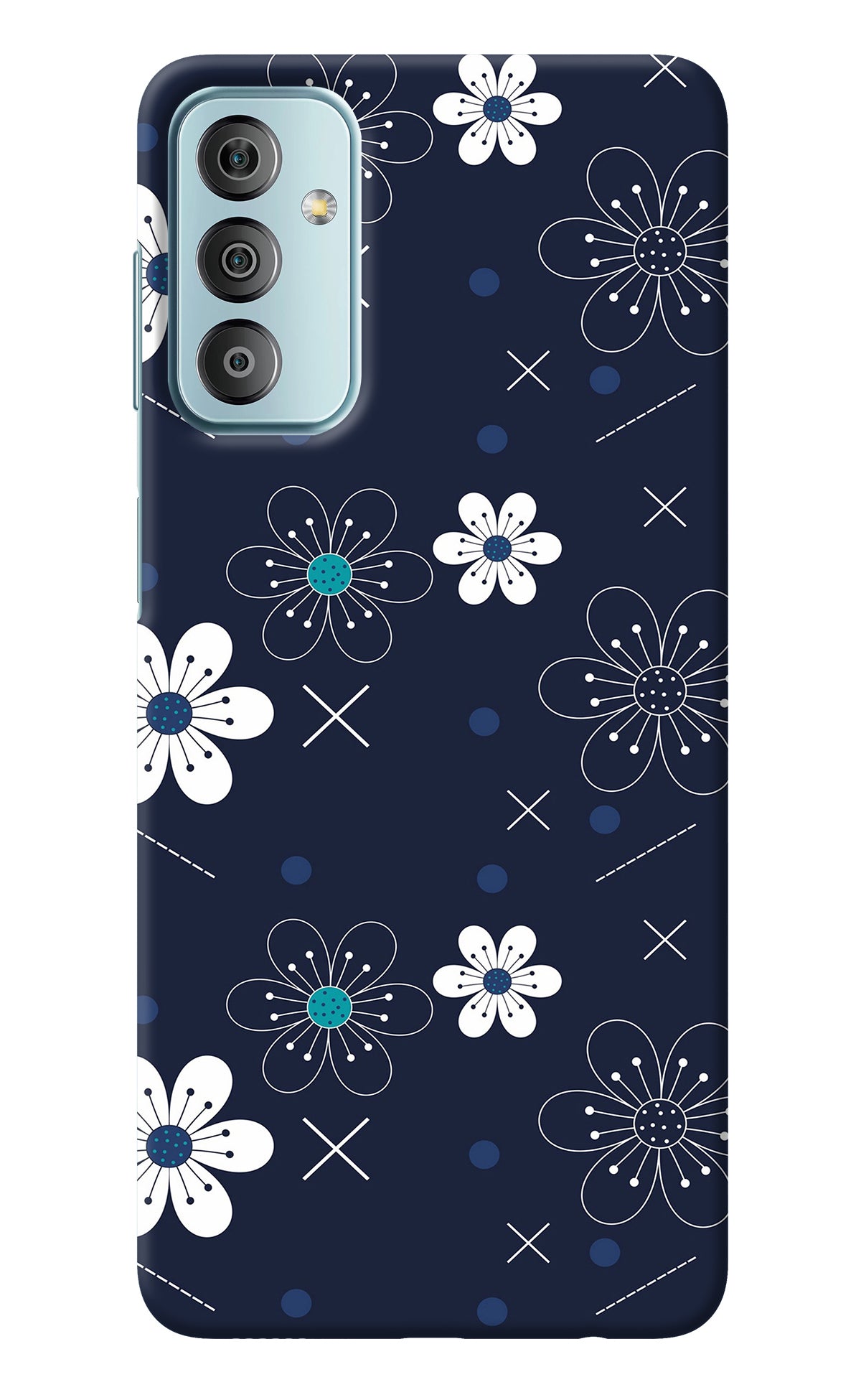 Flowers Samsung F23 5G Back Cover