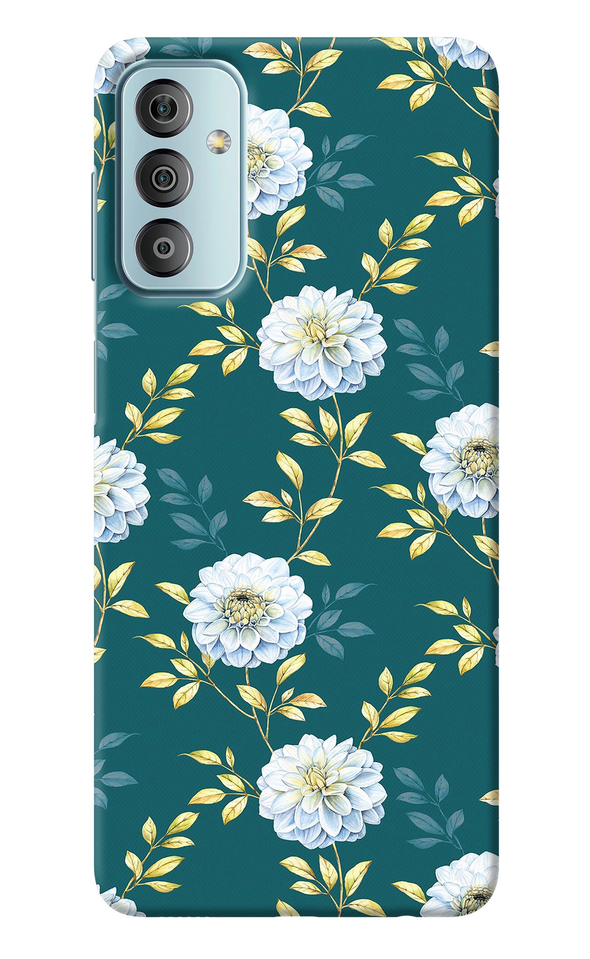 Flowers Samsung F23 5G Back Cover