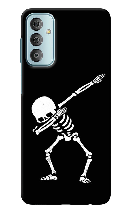 Dabbing Skeleton Art Samsung F23 5G Back Cover