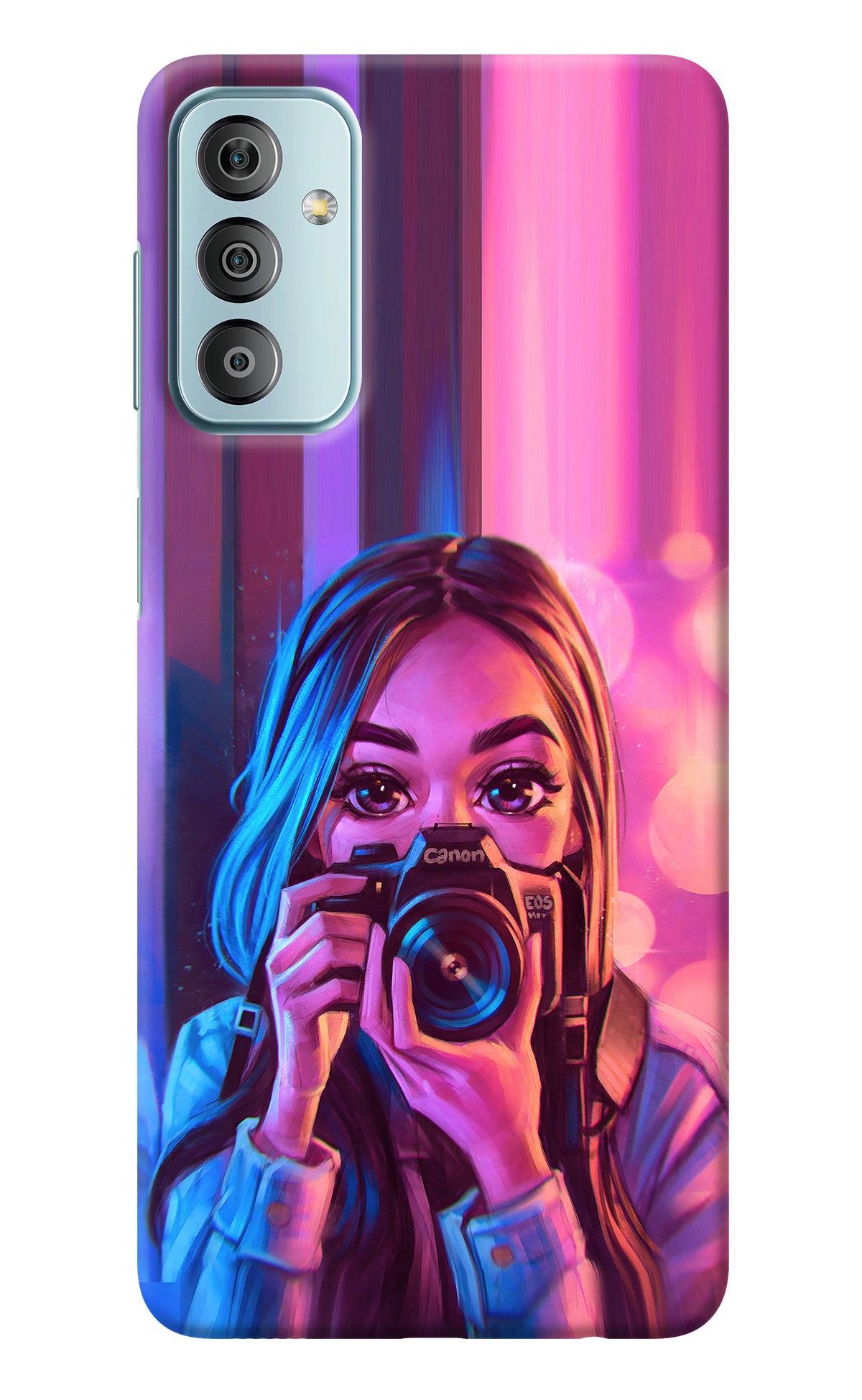 Girl Photographer Samsung F23 5G Back Cover