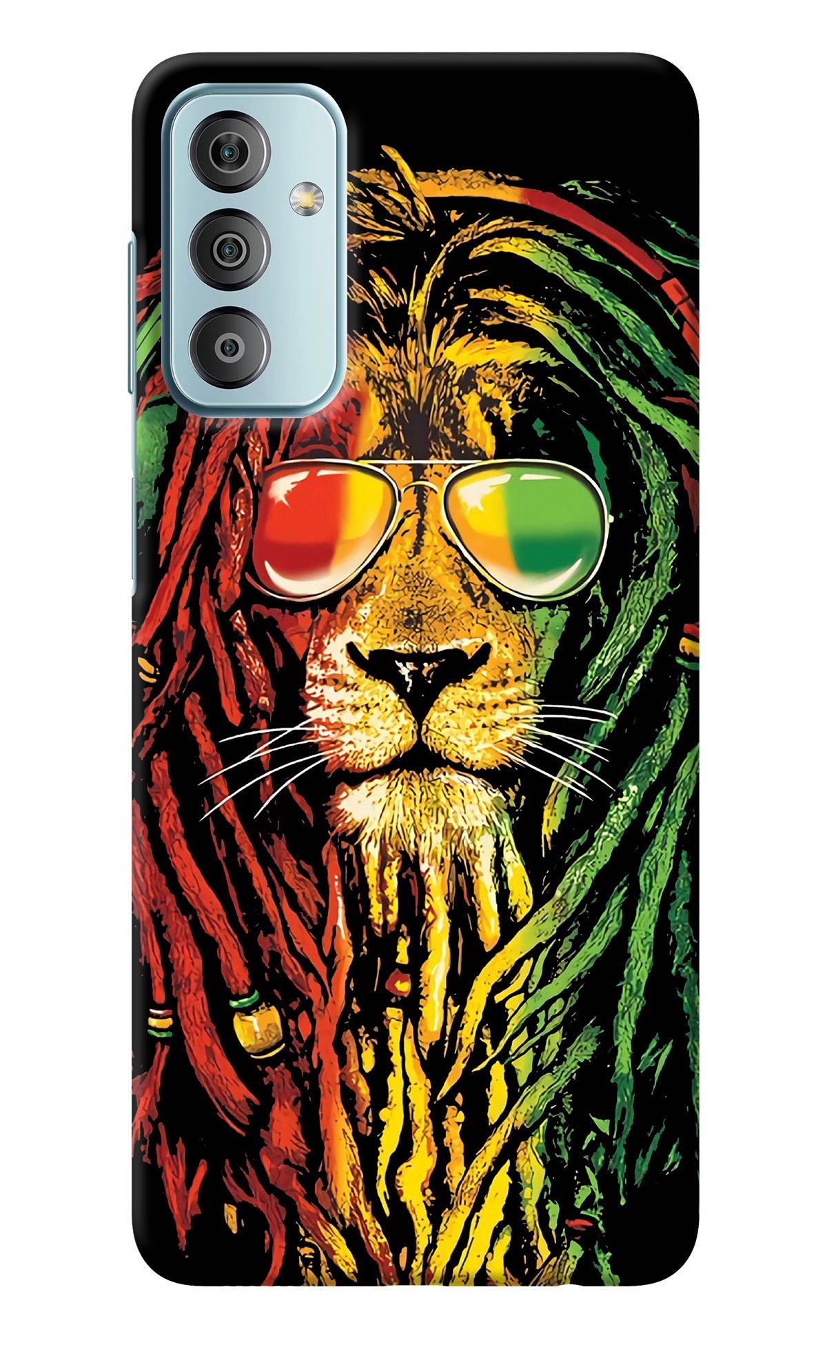 Rasta Lion Samsung F23 5G Back Cover