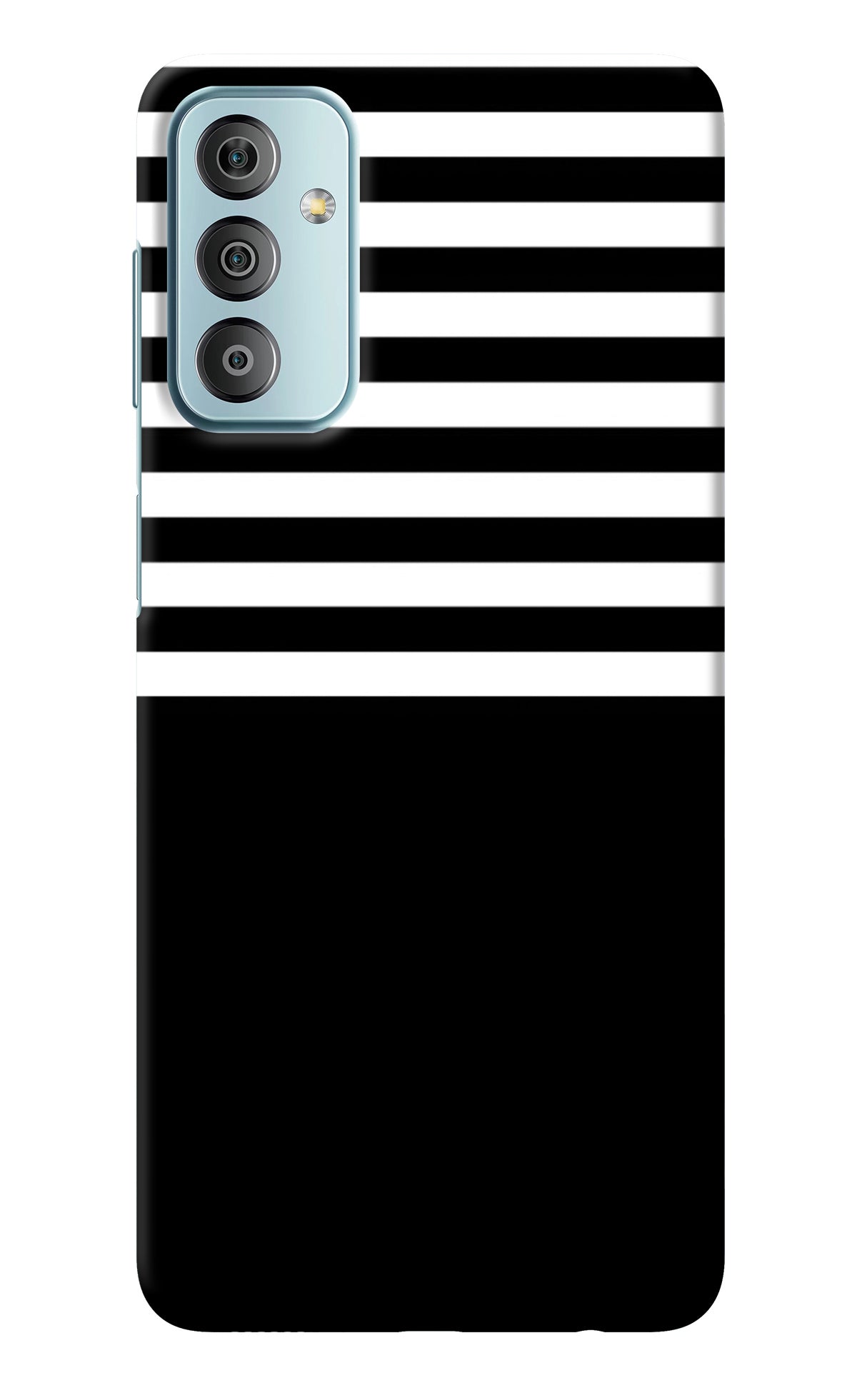 Black and White Print Samsung F23 5G Back Cover