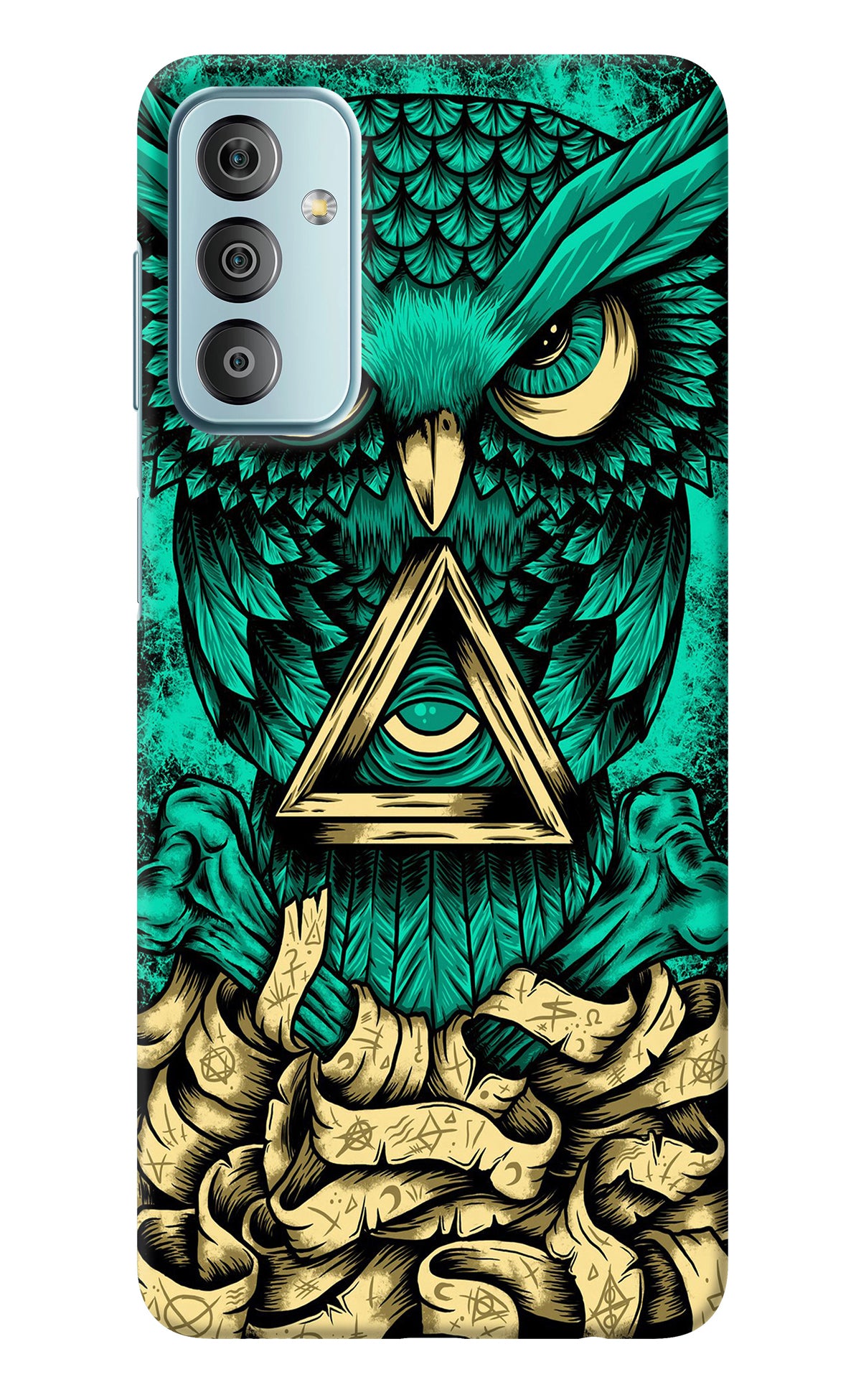 Green Owl Samsung F23 5G Back Cover