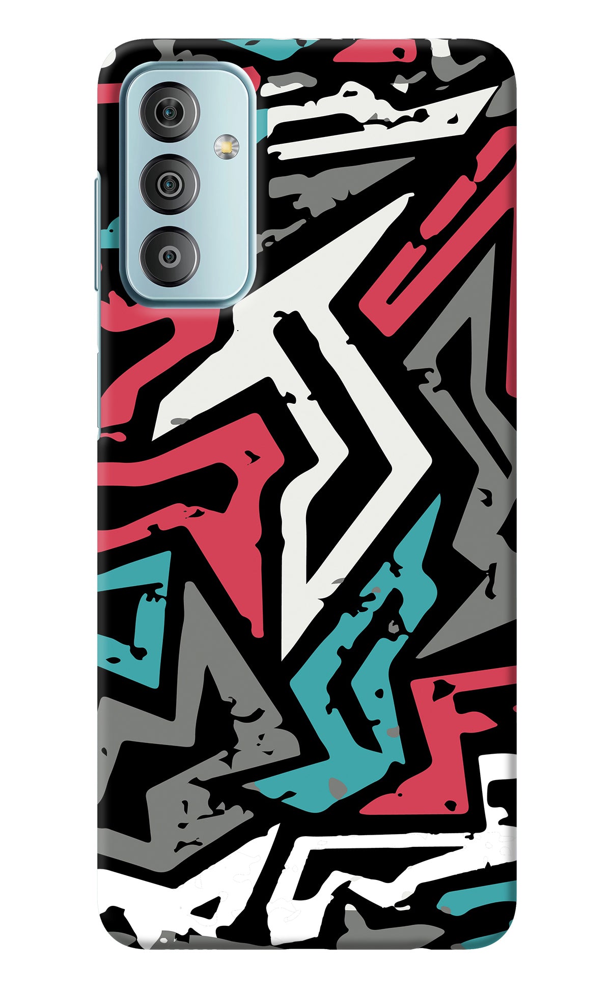 Geometric Graffiti Samsung F23 5G Back Cover