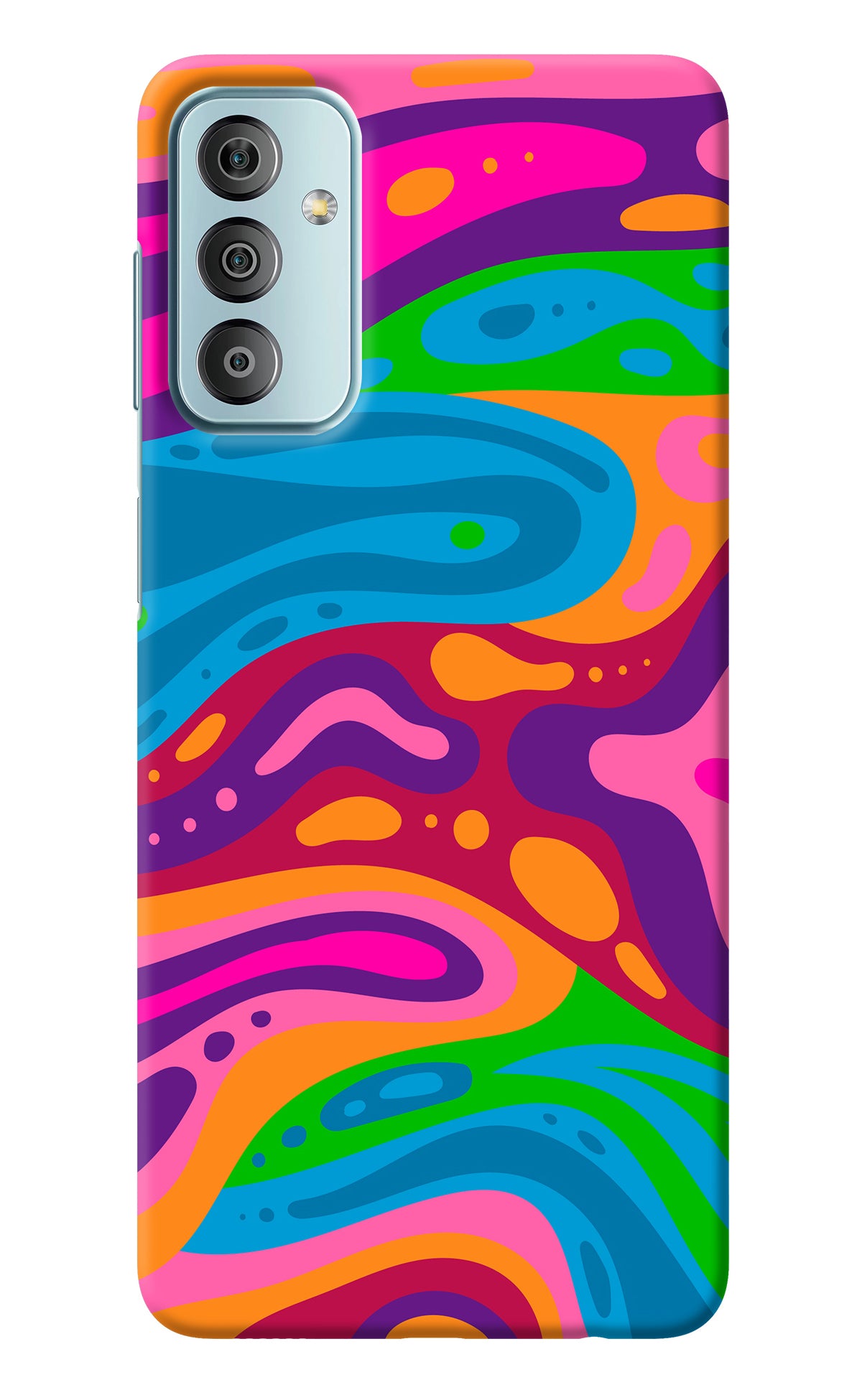 Trippy Pattern Samsung F23 5G Back Cover